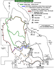 Wekiwa Springs State Park Trail Map