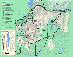 Wendell State Forest trail map