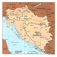 West Balkan States Tourist Map