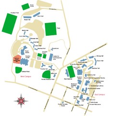 West Virginia University Campus Map