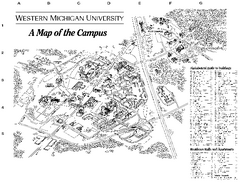 Western Michigan University Map