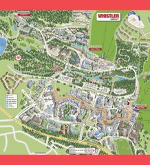 whistler map  village