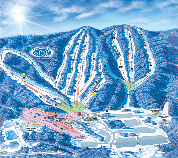 Fullsize Whitetail Ski Resort