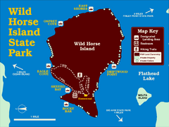 Wild Horse Island State Park Map