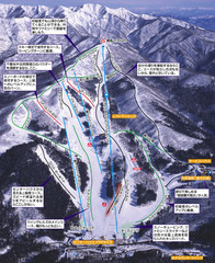Winghills Shirotori Ski Trail Map