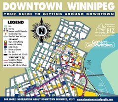 Winnipeg, Manitoba City Map