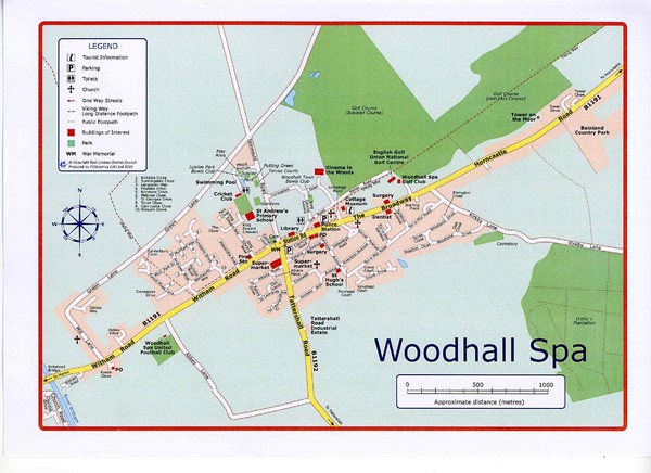 Woodhall Spa Map