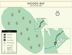 Woods Bay State Park Map