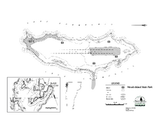 Woods Island State Park Campground Map