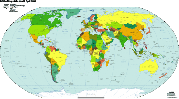 map of world. Fullsize World Map