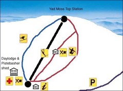 Yad Moss Sketch Ski Trail Map