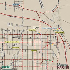 Yuma, Arizona Tourist Map