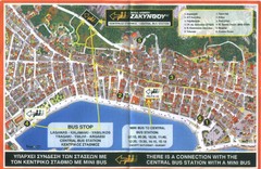 Zakynthos City Tourist Map