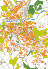 Zeitz City Map