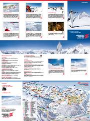 Zillertal 3000 (Hintertux) Ski Trail Map