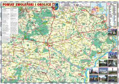 Zwolen_county_folded_map_POLAND Map